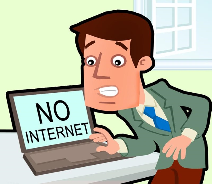 No internet connection